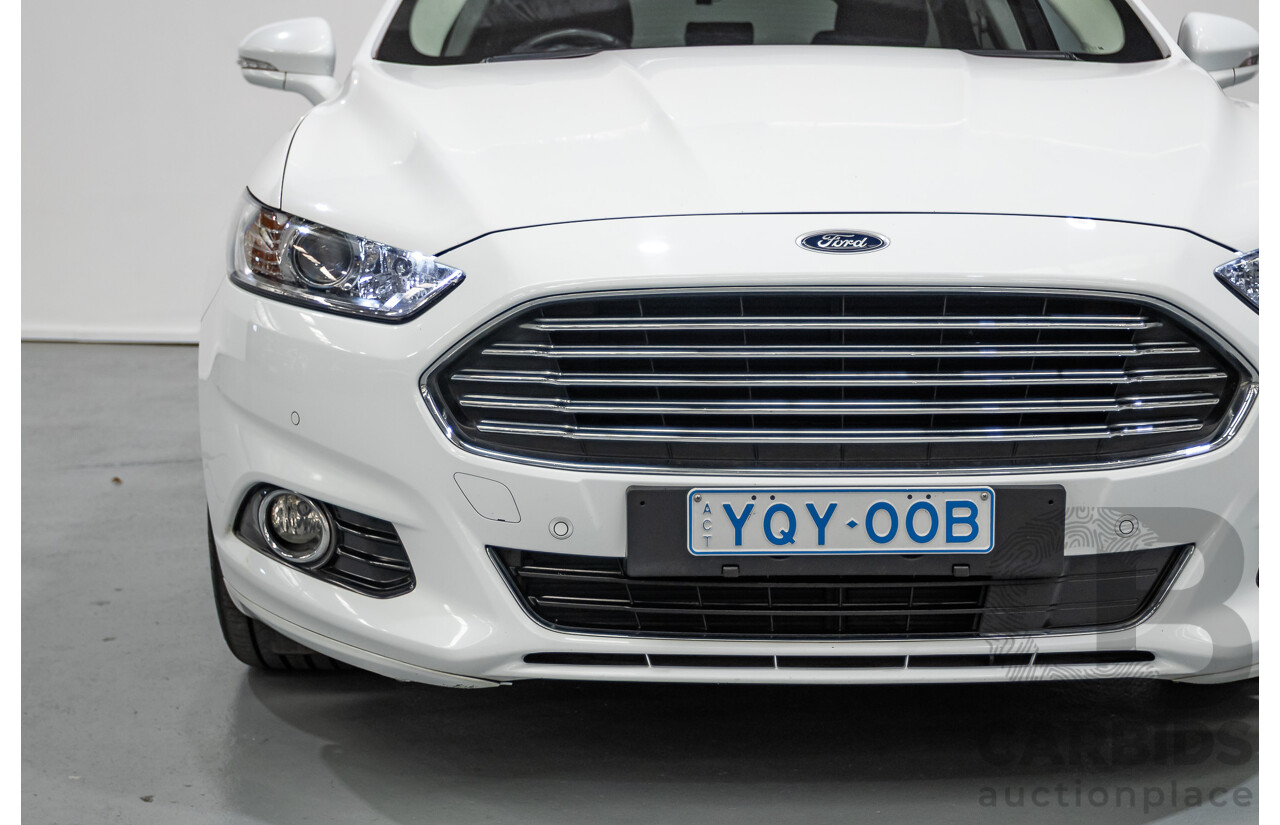 03/2017 Ford Mondeo Trend TDCi MD 4D Wagon White Turbo Diesel 2.0L