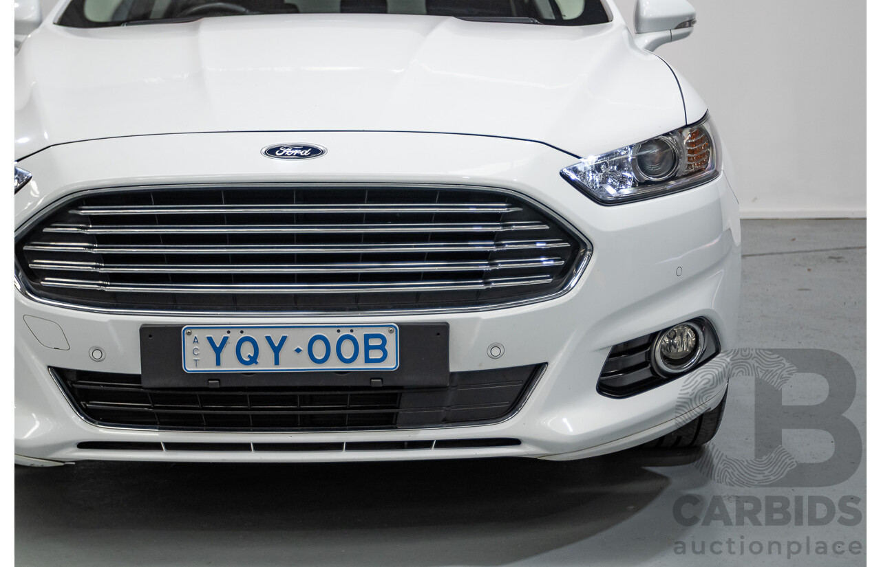 03/2017 Ford Mondeo Trend TDCi MD 4D Wagon White Turbo Diesel 2.0L