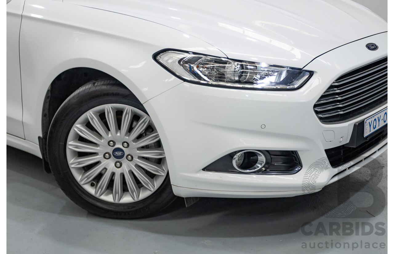 03/2017 Ford Mondeo Trend TDCi MD 4D Wagon White Turbo Diesel 2.0L