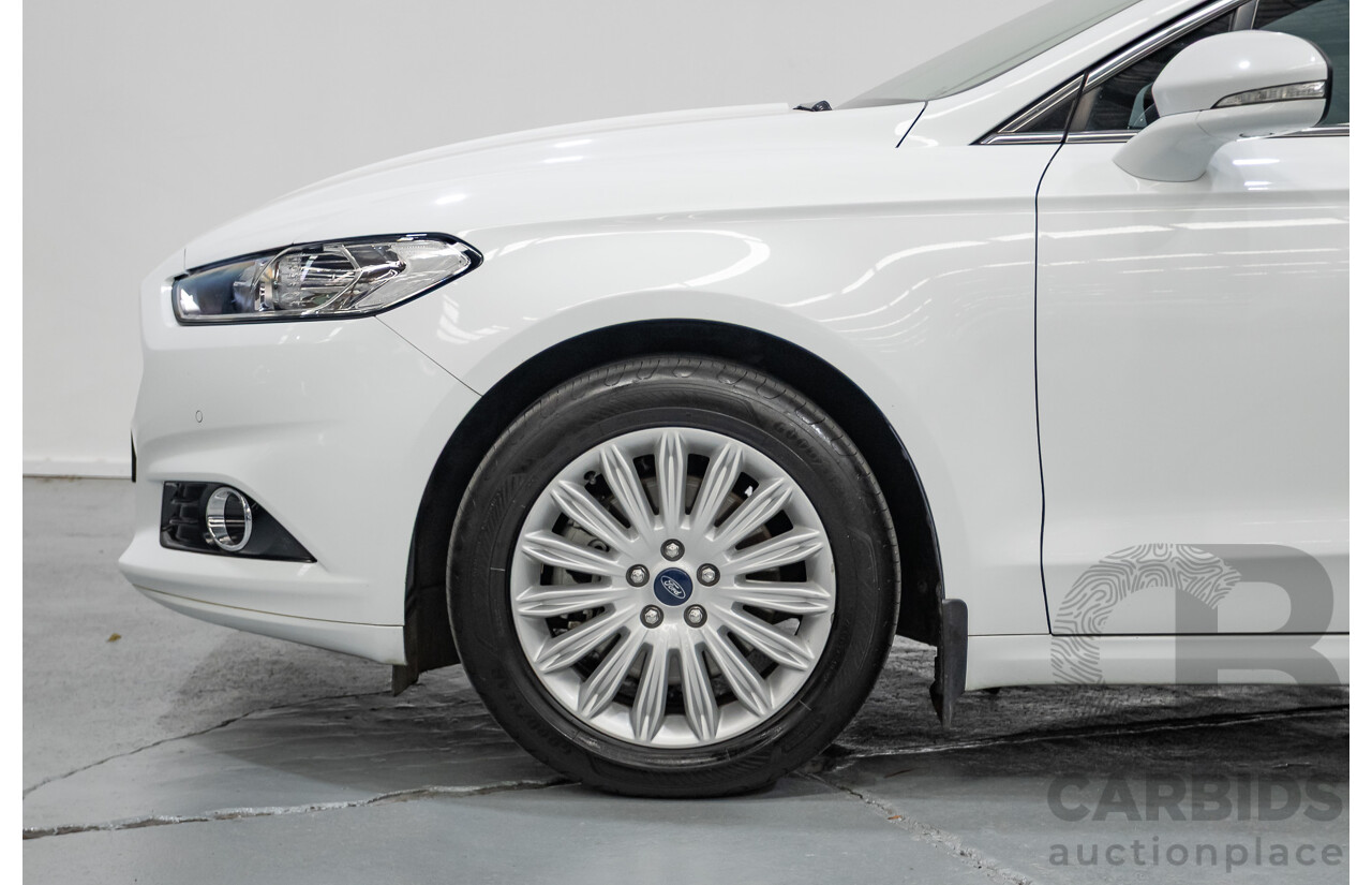 03/2017 Ford Mondeo Trend TDCi MD 4D Wagon White Turbo Diesel 2.0L