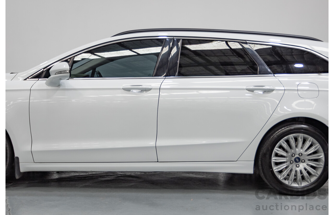 03/2017 Ford Mondeo Trend TDCi MD 4D Wagon White Turbo Diesel 2.0L