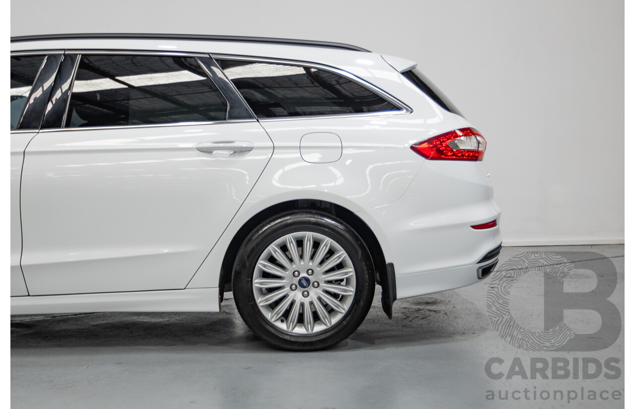 03/2017 Ford Mondeo Trend TDCi MD 4D Wagon White Turbo Diesel 2.0L