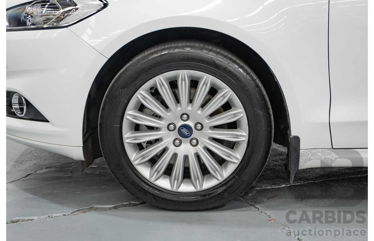 03/2017 Ford Mondeo Trend TDCi MD 4D Wagon White Turbo Diesel 2.0L