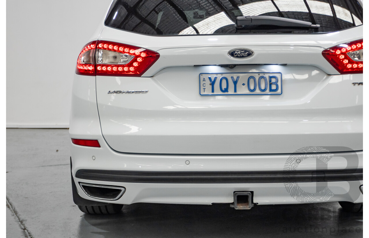 03/2017 Ford Mondeo Trend TDCi MD 4D Wagon White Turbo Diesel 2.0L