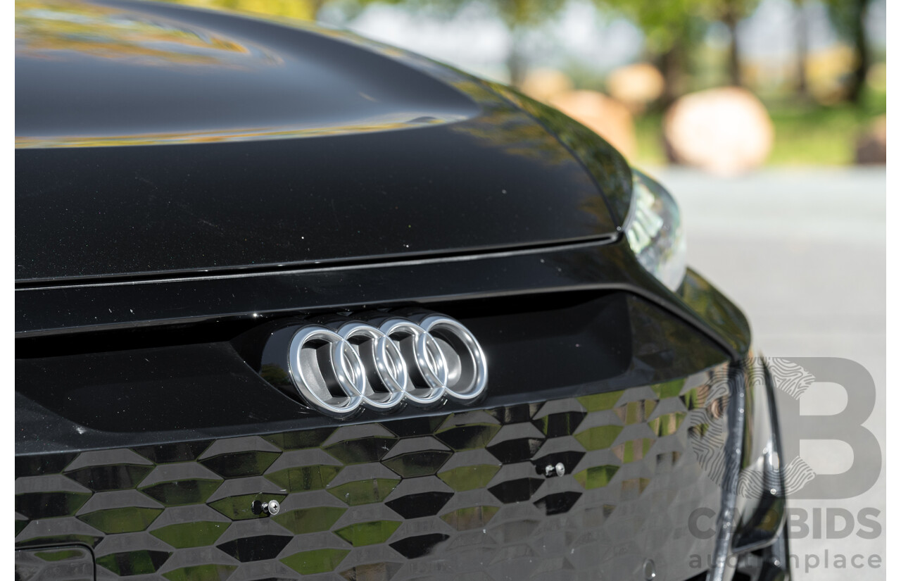 3/2023 Audi E-Tron GT Quattro (AWD) MY23 4d Coupe Mythos Black Metallic - Dedicated Electric EV 350kW