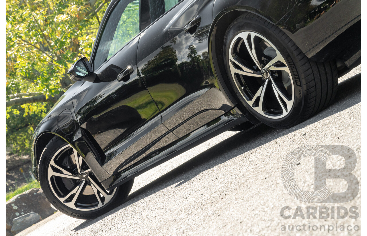 3/2023 Audi E-Tron GT Quattro (AWD) MY23 4d Coupe Mythos Black Metallic - Dedicated Electric EV 350kW