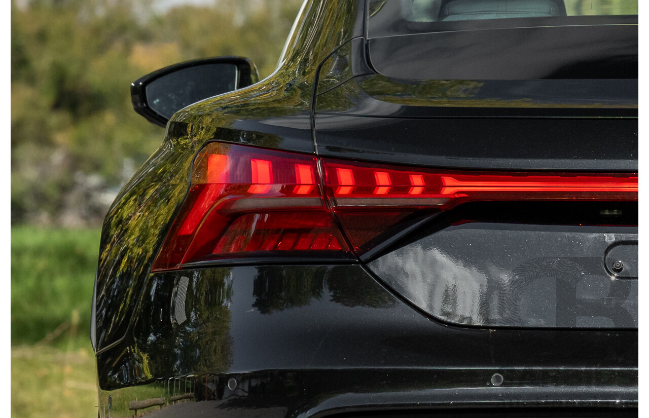 3/2023 Audi E-Tron GT Quattro (AWD) MY23 4d Coupe Mythos Black Metallic - Dedicated Electric EV 350kW