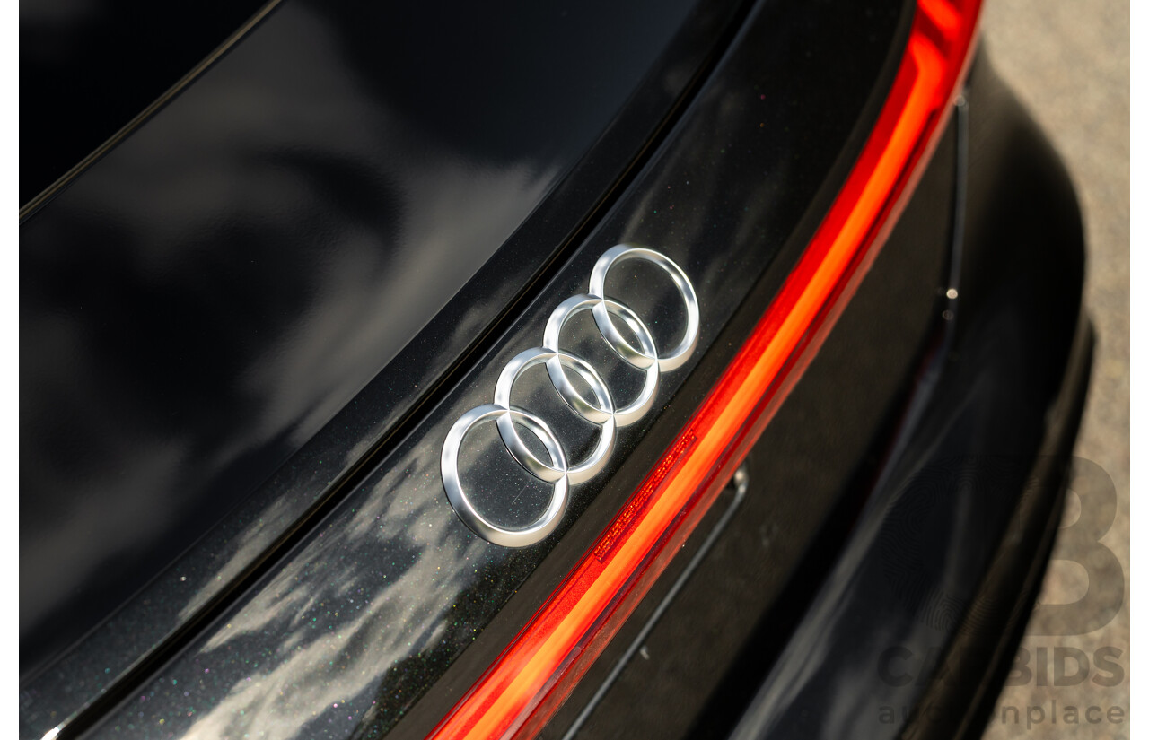 3/2023 Audi E-Tron GT Quattro (AWD) MY23 4d Coupe Mythos Black Metallic - Dedicated Electric EV 350kW