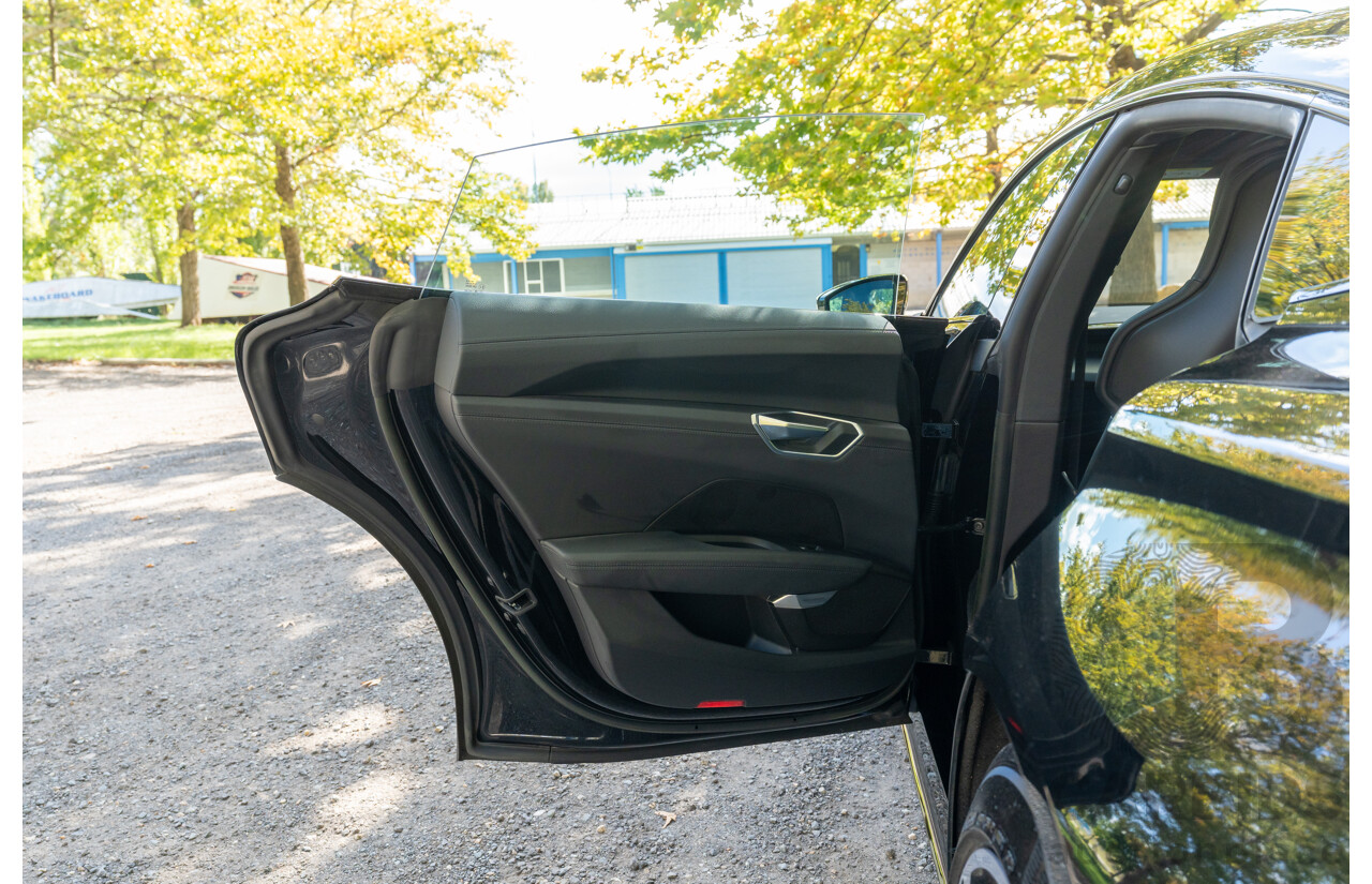 3/2023 Audi E-Tron GT Quattro (AWD) MY23 4d Coupe Mythos Black Metallic - Dedicated Electric EV 350kW