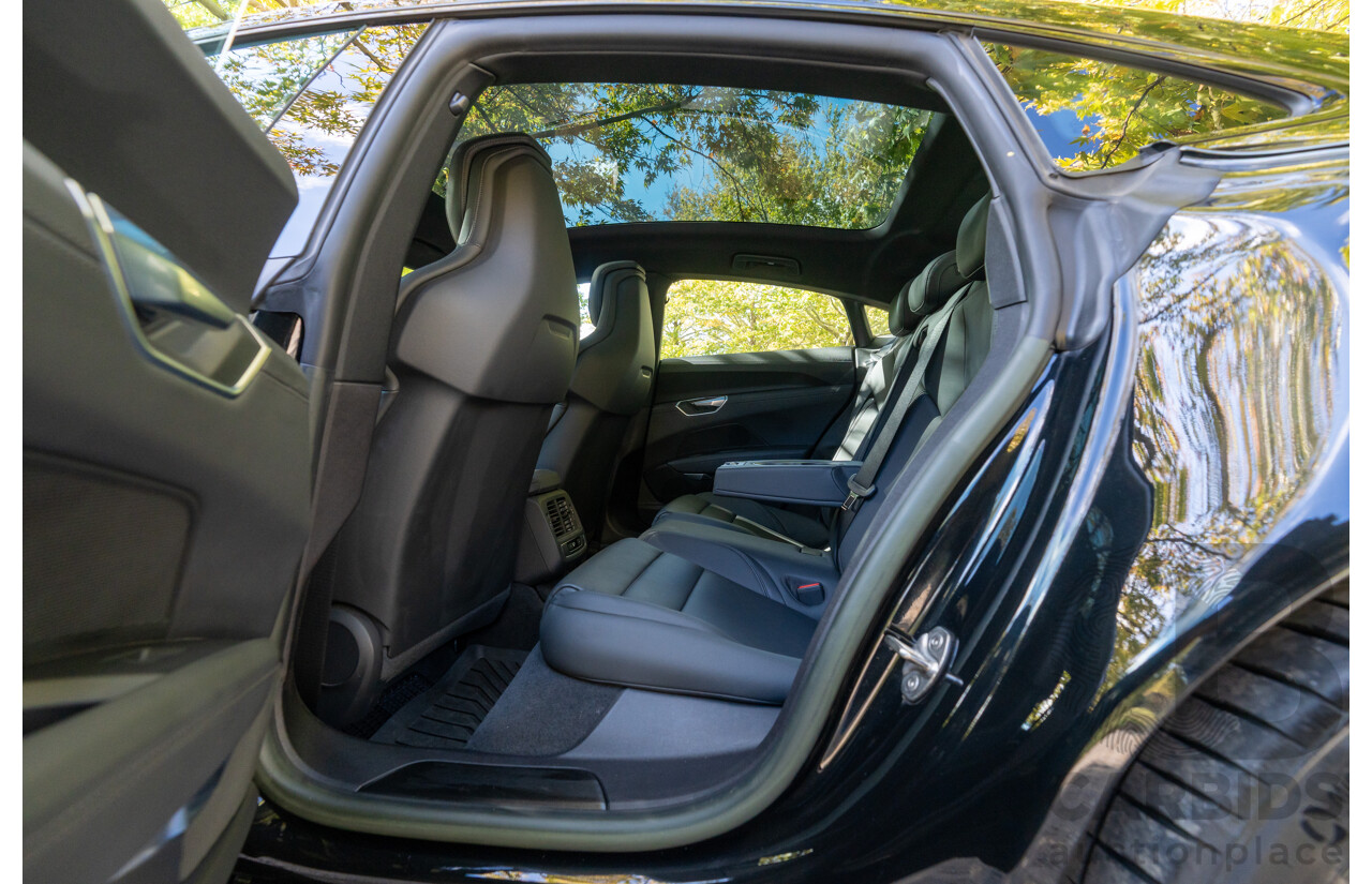 3/2023 Audi E-Tron GT Quattro (AWD) MY23 4d Coupe Mythos Black Metallic - Dedicated Electric EV 350kW