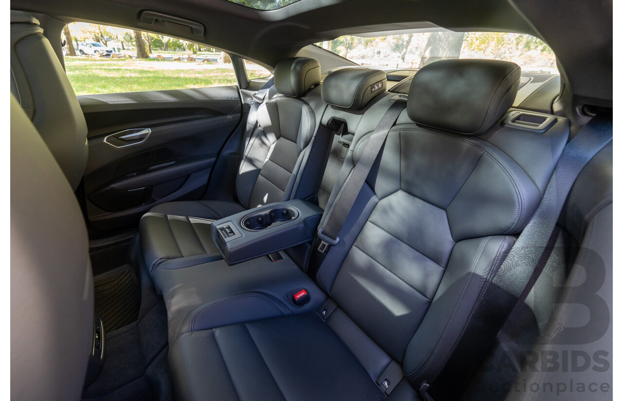 3/2023 Audi E-Tron GT Quattro (AWD) MY23 4d Coupe Mythos Black Metallic - Dedicated Electric EV 350kW