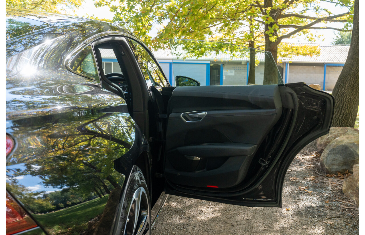 3/2023 Audi E-Tron GT Quattro (AWD) MY23 4d Coupe Mythos Black Metallic - Dedicated Electric EV 350kW