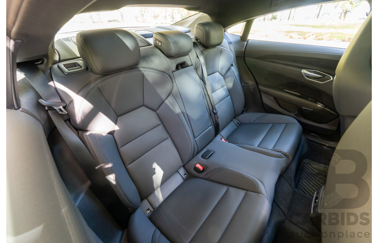 3/2023 Audi E-Tron GT Quattro (AWD) MY23 4d Coupe Mythos Black Metallic - Dedicated Electric EV 350kW