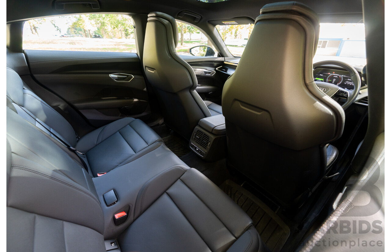 3/2023 Audi E-Tron GT Quattro (AWD) MY23 4d Coupe Mythos Black Metallic - Dedicated Electric EV 350kW