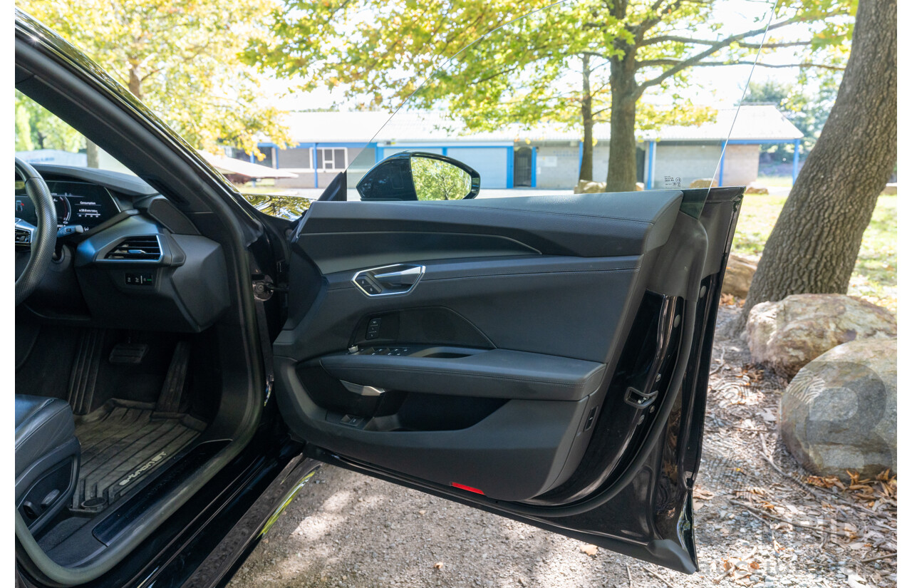 3/2023 Audi E-Tron GT Quattro (AWD) MY23 4d Coupe Mythos Black Metallic - Dedicated Electric EV 350kW