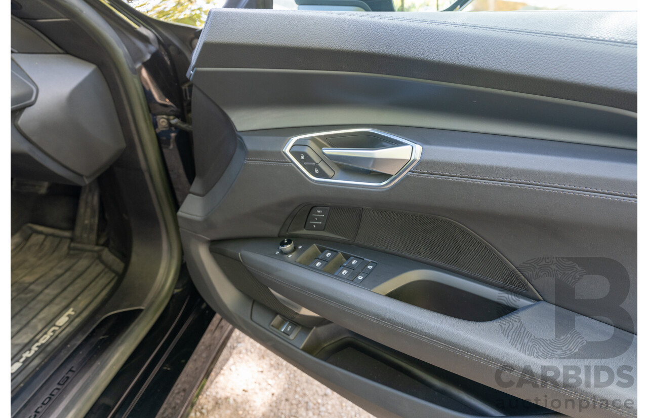 3/2023 Audi E-Tron GT Quattro (AWD) MY23 4d Coupe Mythos Black Metallic - Dedicated Electric EV 350kW