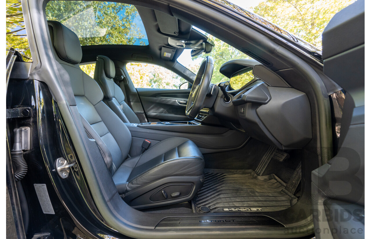 3/2023 Audi E-Tron GT Quattro (AWD) MY23 4d Coupe Mythos Black Metallic - Dedicated Electric EV 350kW