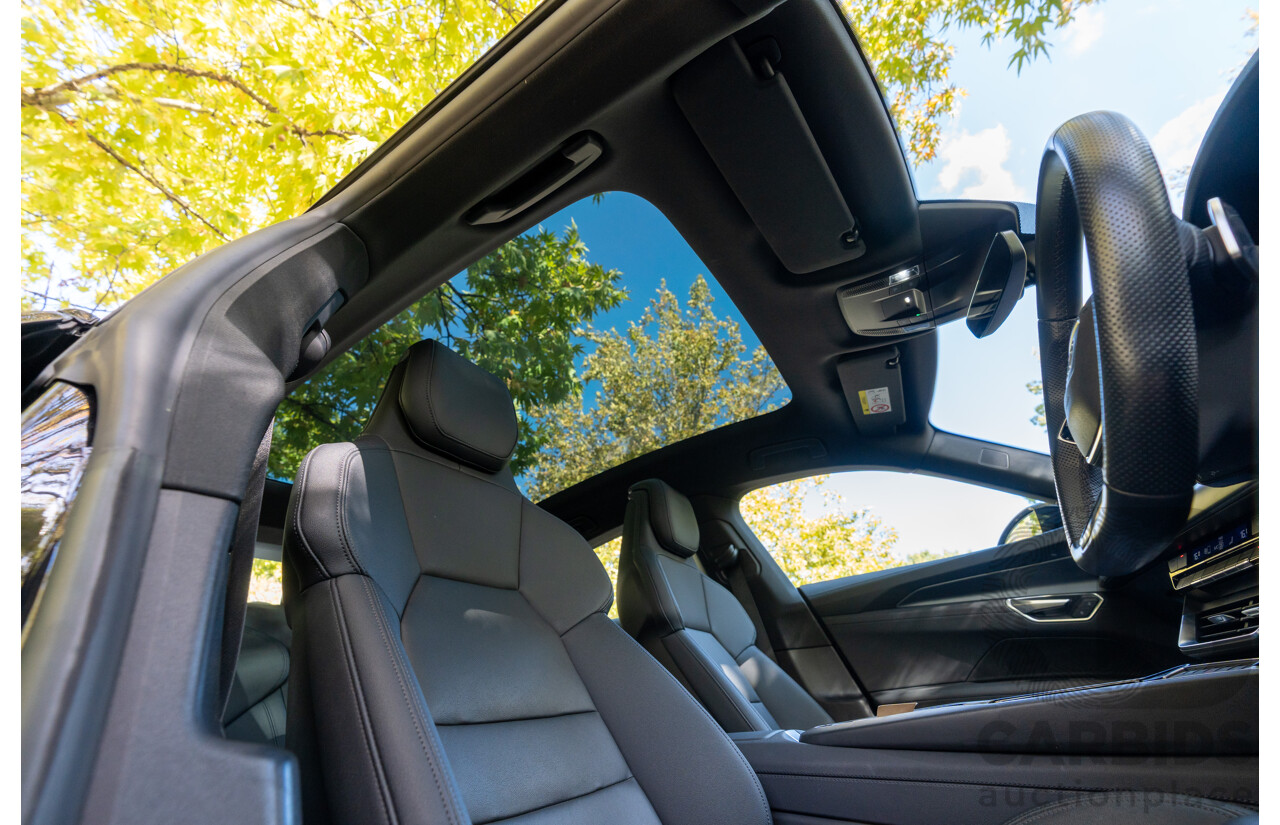 3/2023 Audi E-Tron GT Quattro (AWD) MY23 4d Coupe Mythos Black Metallic - Dedicated Electric EV 350kW