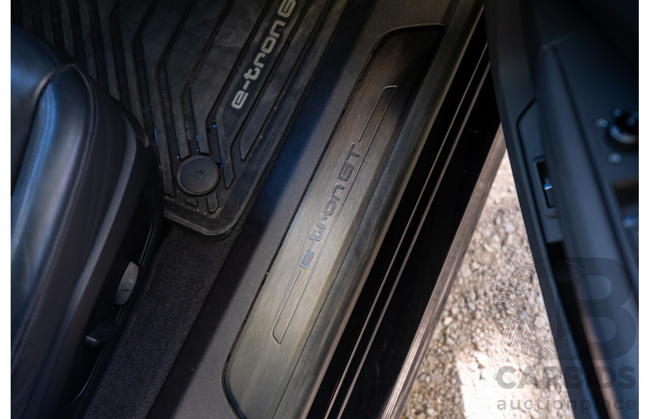 3/2023 Audi E-Tron GT Quattro (AWD) MY23 4d Coupe Mythos Black Metallic - Dedicated Electric EV 350kW
