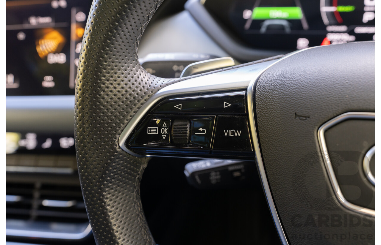 3/2023 Audi E-Tron GT Quattro (AWD) MY23 4d Coupe Mythos Black Metallic - Dedicated Electric EV 350kW