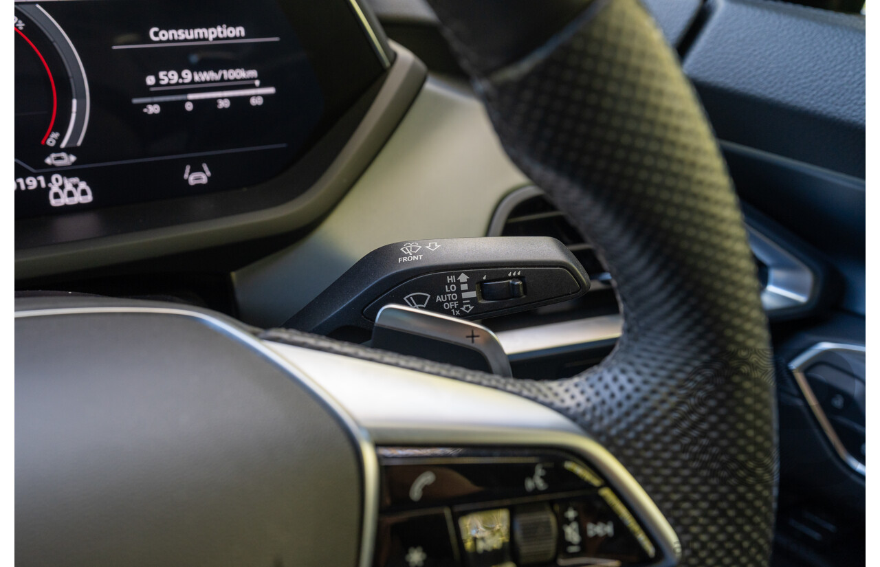 3/2023 Audi E-Tron GT Quattro (AWD) MY23 4d Coupe Mythos Black Metallic - Dedicated Electric EV 350kW