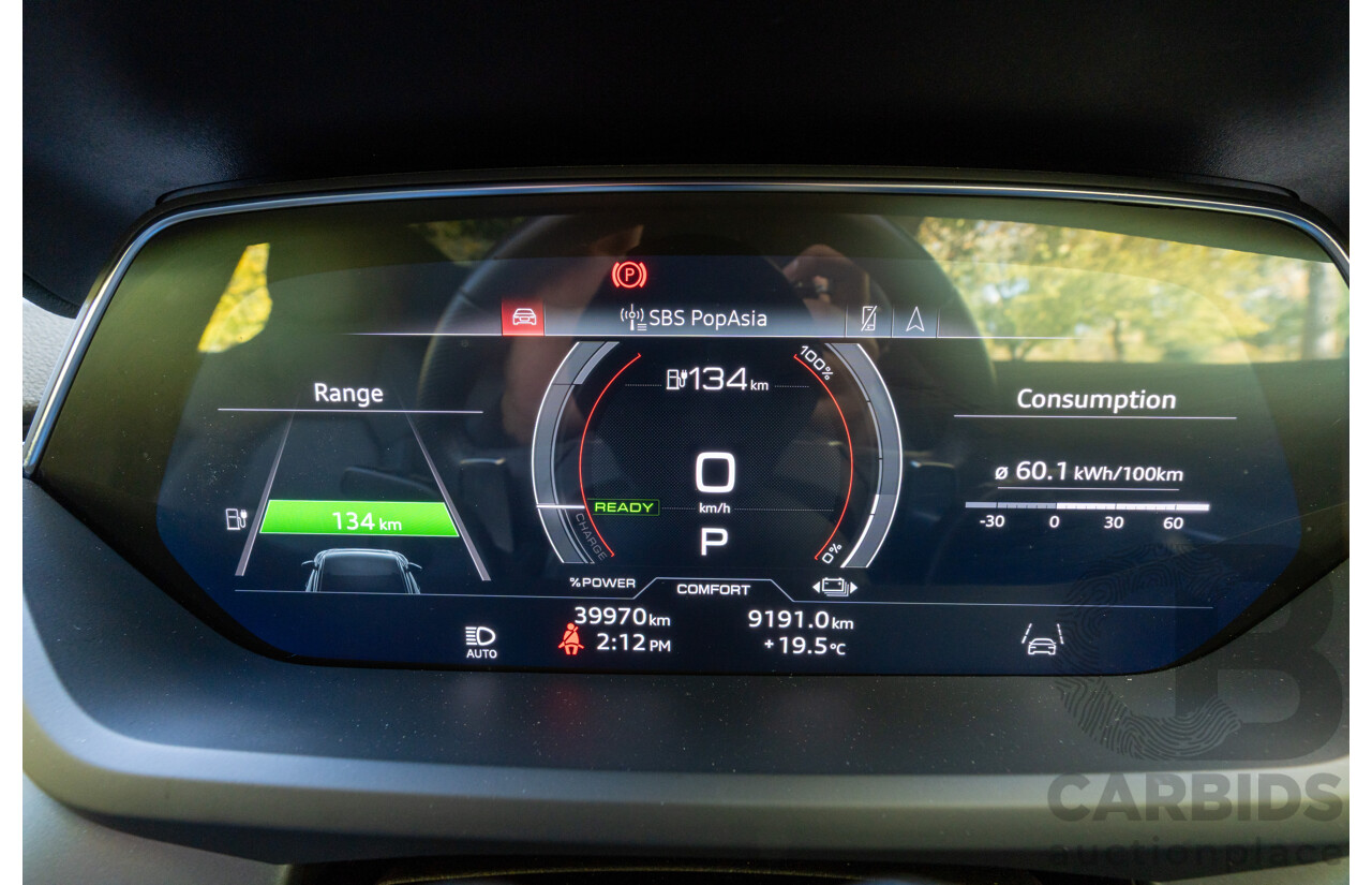 3/2023 Audi E-Tron GT Quattro (AWD) MY23 4d Coupe Mythos Black Metallic - Dedicated Electric EV 350kW