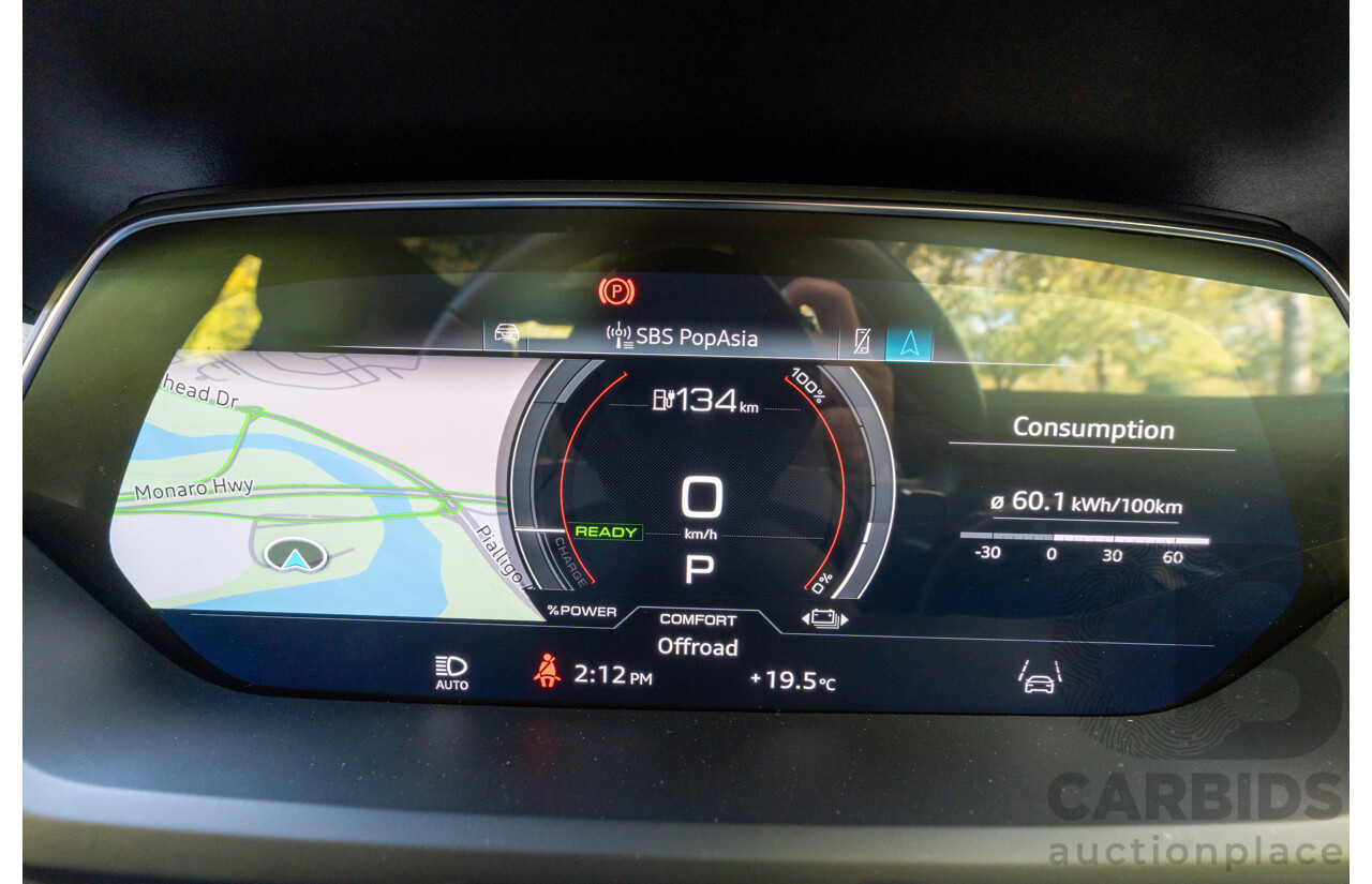 3/2023 Audi E-Tron GT Quattro (AWD) MY23 4d Coupe Mythos Black Metallic - Dedicated Electric EV 350kW