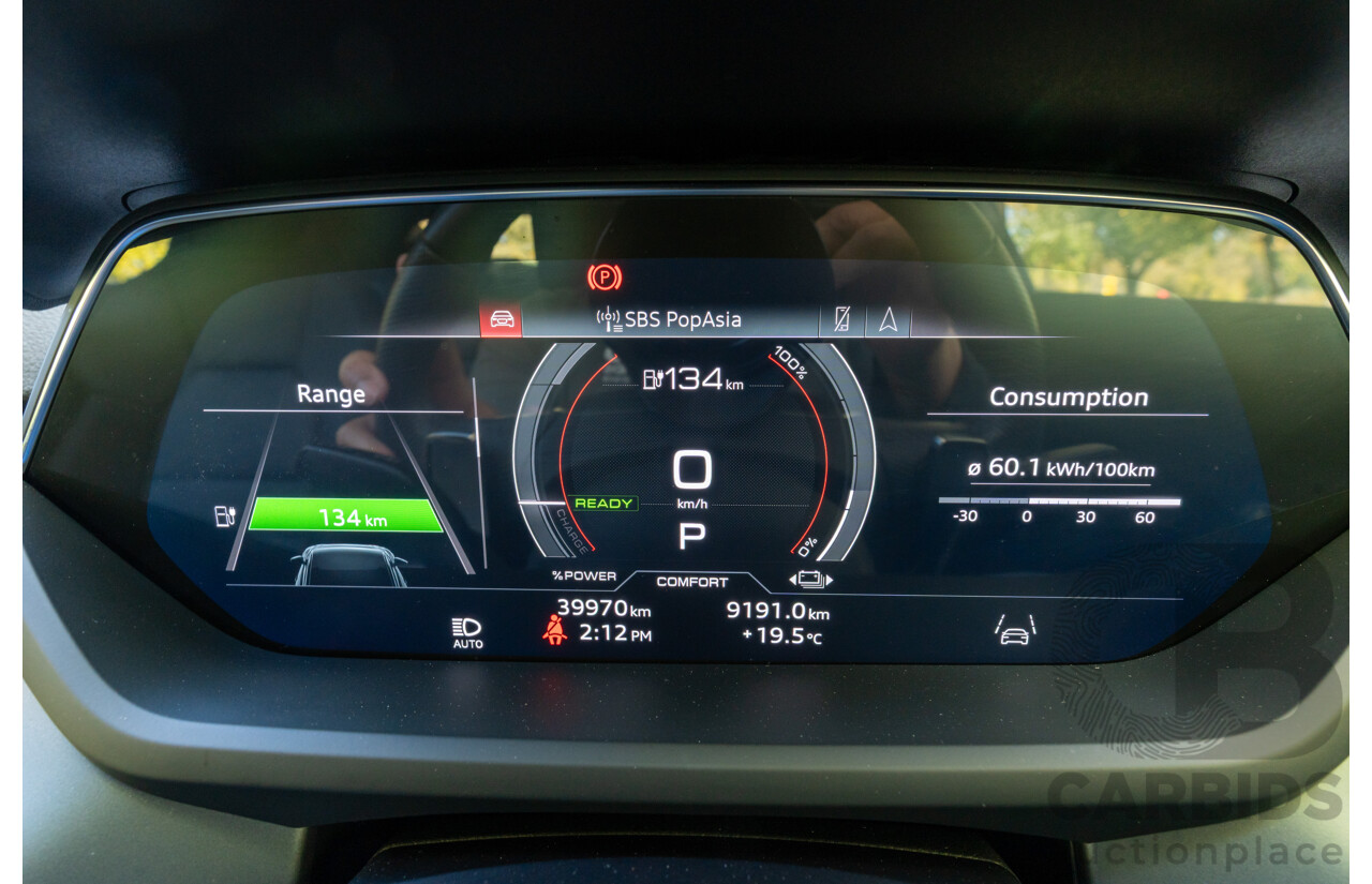 3/2023 Audi E-Tron GT Quattro (AWD) MY23 4d Coupe Mythos Black Metallic - Dedicated Electric EV 350kW