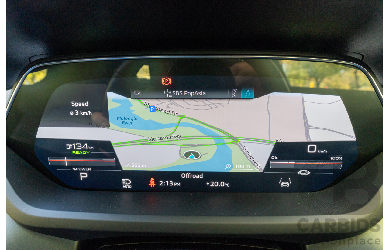 3/2023 Audi E-Tron GT Quattro (AWD) MY23 4d Coupe Mythos Black Metallic - Dedicated Electric EV 350kW