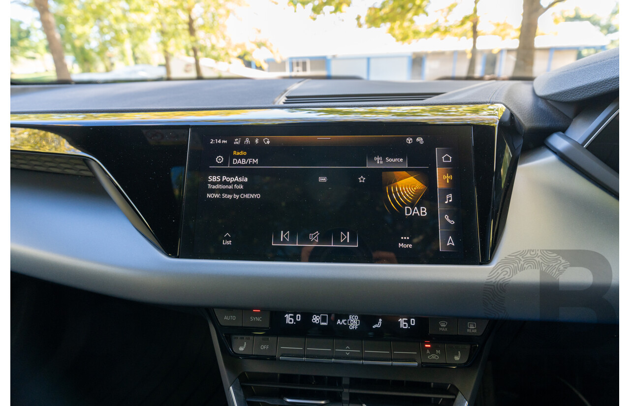 3/2023 Audi E-Tron GT Quattro (AWD) MY23 4d Coupe Mythos Black Metallic - Dedicated Electric EV 350kW