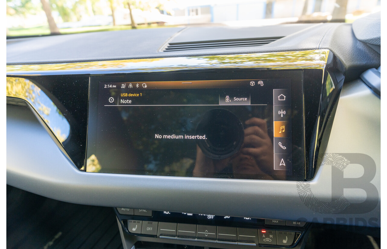 3/2023 Audi E-Tron GT Quattro (AWD) MY23 4d Coupe Mythos Black Metallic - Dedicated Electric EV 350kW