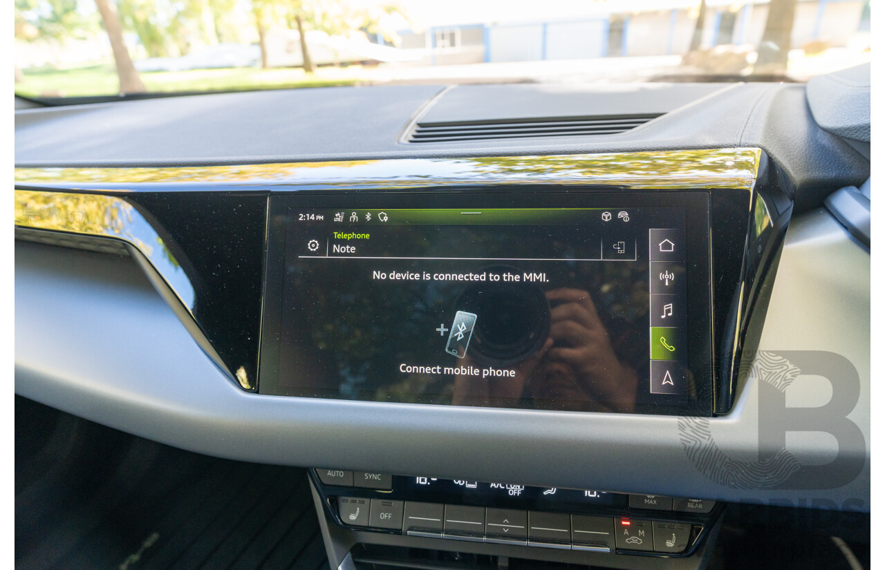 3/2023 Audi E-Tron GT Quattro (AWD) MY23 4d Coupe Mythos Black Metallic - Dedicated Electric EV 350kW