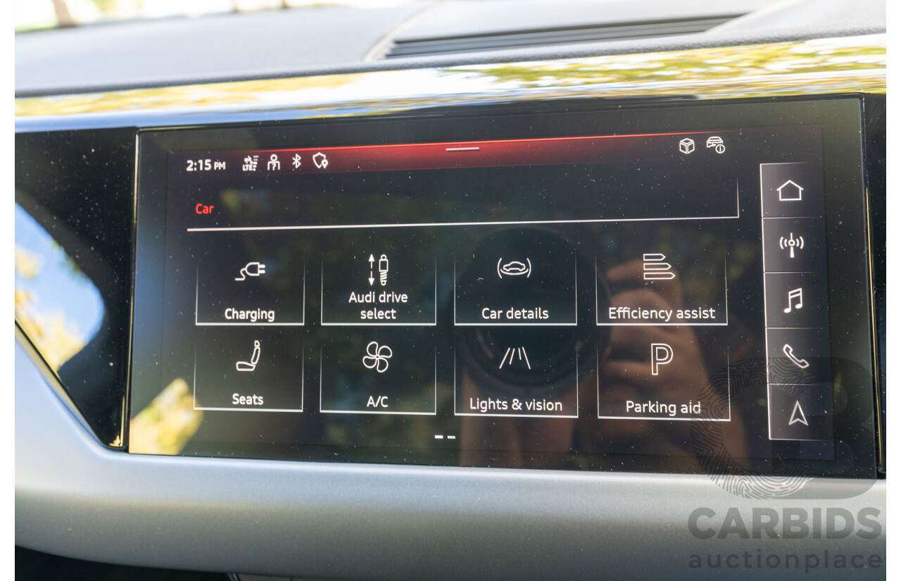 3/2023 Audi E-Tron GT Quattro (AWD) MY23 4d Coupe Mythos Black Metallic - Dedicated Electric EV 350kW