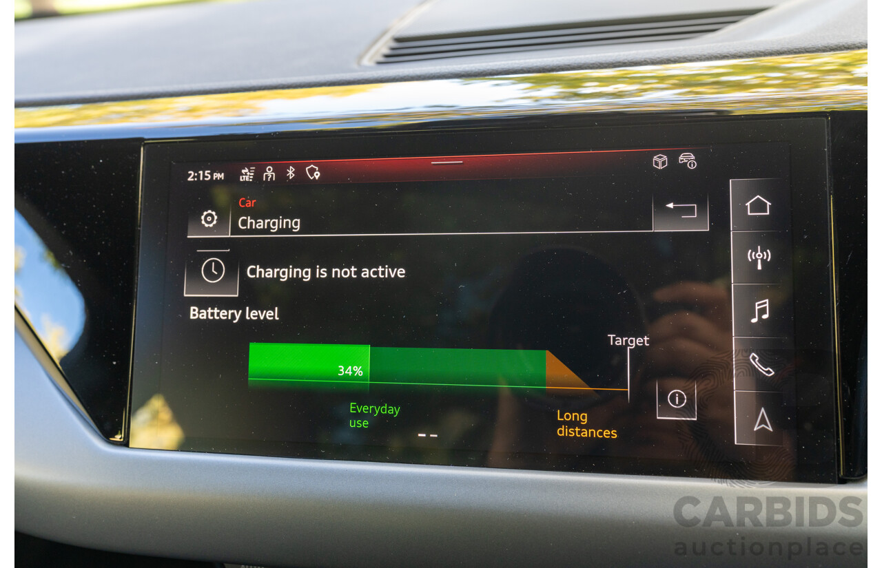 3/2023 Audi E-Tron GT Quattro (AWD) MY23 4d Coupe Mythos Black Metallic - Dedicated Electric EV 350kW