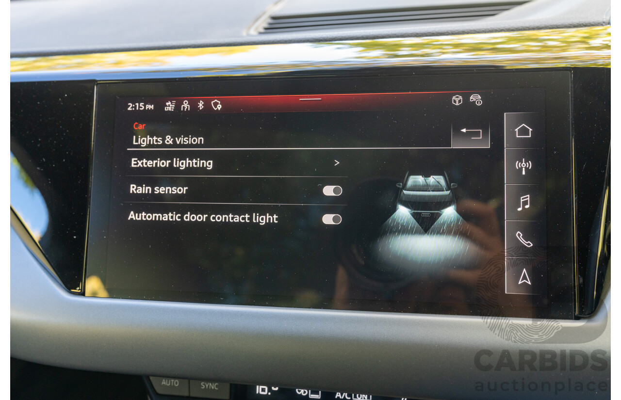 3/2023 Audi E-Tron GT Quattro (AWD) MY23 4d Coupe Mythos Black Metallic - Dedicated Electric EV 350kW