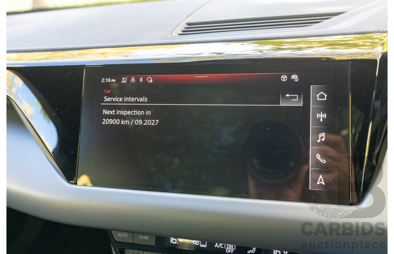 3/2023 Audi E-Tron GT Quattro (AWD) MY23 4d Coupe Mythos Black Metallic - Dedicated Electric EV 350kW