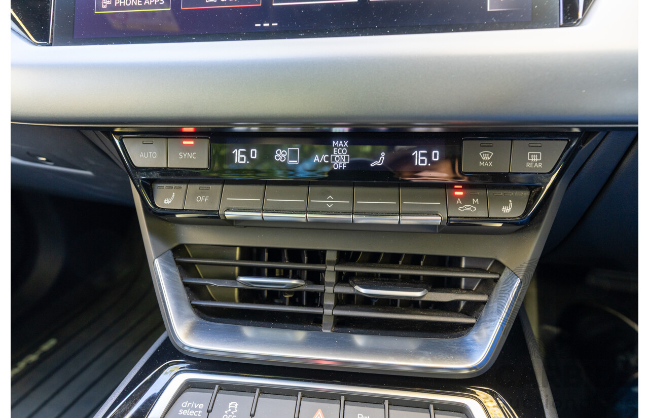 3/2023 Audi E-Tron GT Quattro (AWD) MY23 4d Coupe Mythos Black Metallic - Dedicated Electric EV 350kW