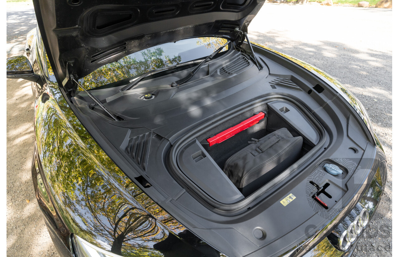 3/2023 Audi E-Tron GT Quattro (AWD) MY23 4d Coupe Mythos Black Metallic - Dedicated Electric EV 350kW