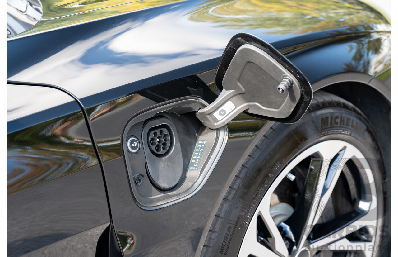 3/2023 Audi E-Tron GT Quattro (AWD) MY23 4d Coupe Mythos Black Metallic - Dedicated Electric EV 350kW
