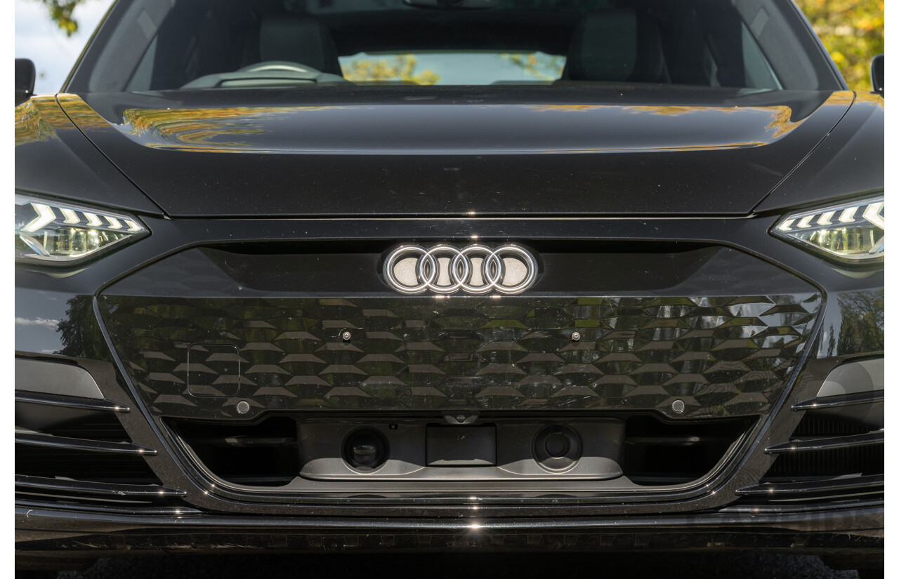 3/2023 Audi E-Tron GT Quattro (AWD) MY23 4d Coupe Mythos Black Metallic - Dedicated Electric EV 350kW