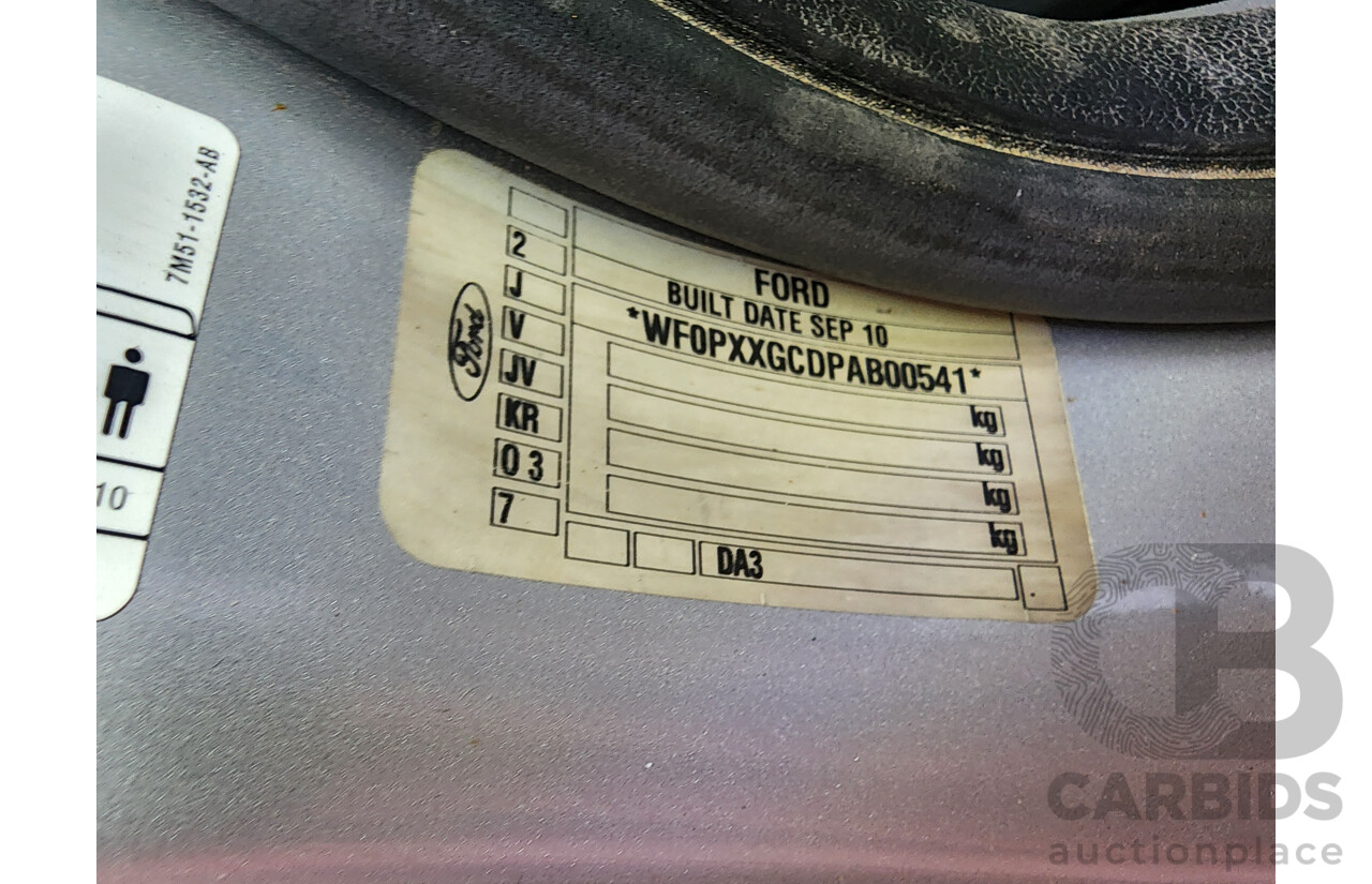 11/2010 Ford Focus XR5 Turbo LV 5d Hatchback Silver 2.5L