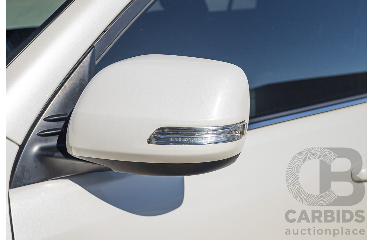 05/2020 Toyota Landcruiser PRADO VX (4x4) GDJ150R MY18 4D Wagon Pearl White Turbo Diesel 2.8L - 7 Seats