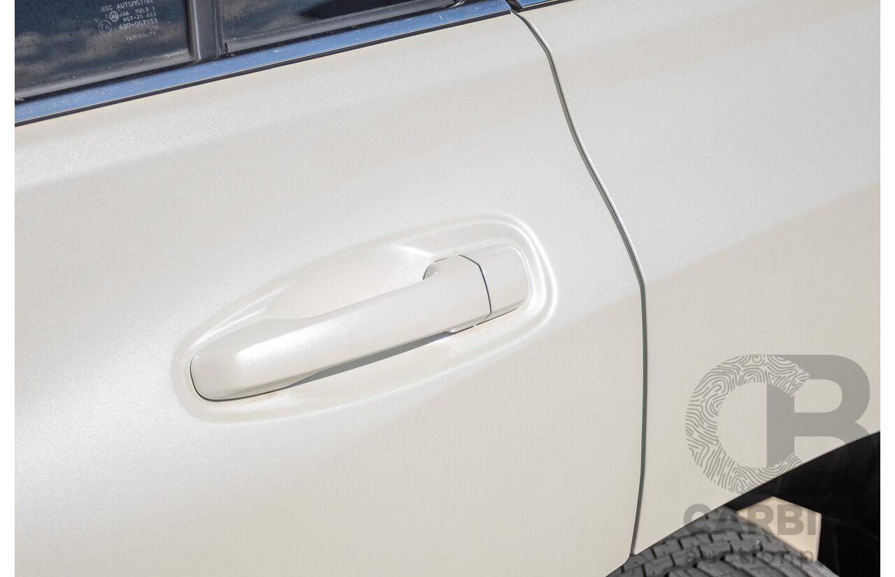 05/2020 Toyota Landcruiser PRADO VX (4x4) GDJ150R MY18 4D Wagon Pearl White Turbo Diesel 2.8L - 7 Seats