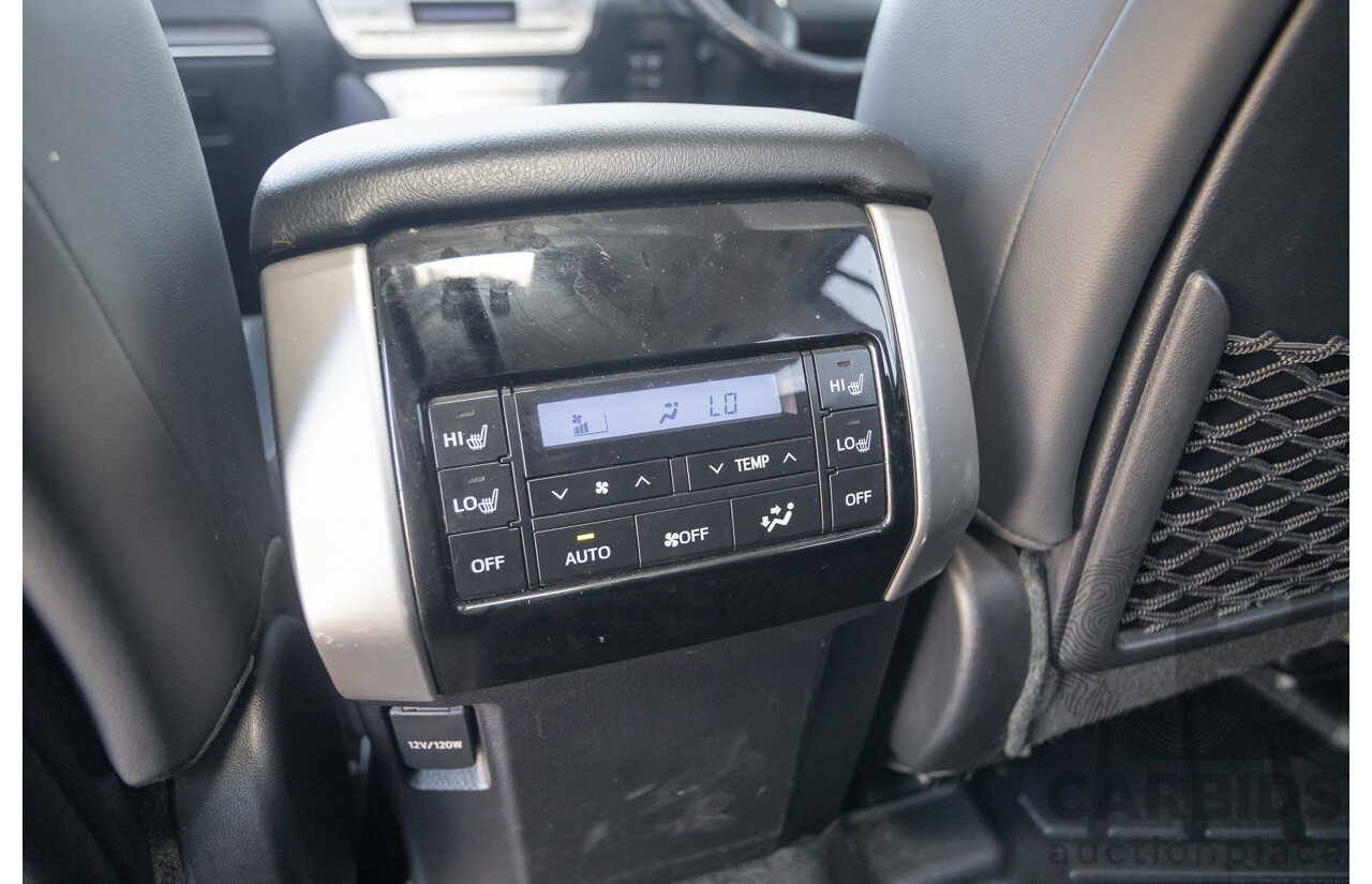 05/2020 Toyota Landcruiser PRADO VX (4x4) GDJ150R MY18 4D Wagon Pearl White Turbo Diesel 2.8L - 7 Seats