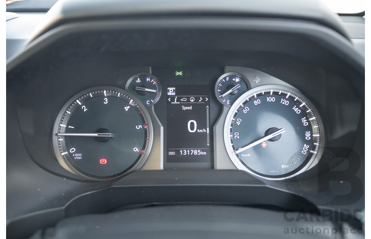 05/2020 Toyota Landcruiser PRADO VX (4x4) GDJ150R MY18 4D Wagon Pearl White Turbo Diesel 2.8L - 7 Seats