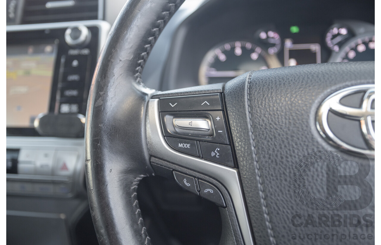 05/2020 Toyota Landcruiser PRADO VX (4x4) GDJ150R MY18 4D Wagon Pearl White Turbo Diesel 2.8L - 7 Seats