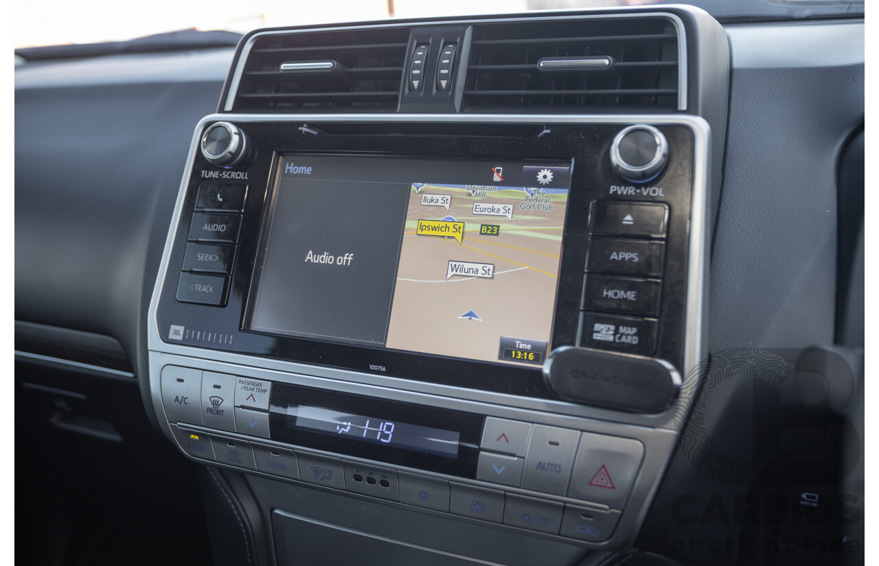 05/2020 Toyota Landcruiser PRADO VX (4x4) GDJ150R MY18 4D Wagon Pearl White Turbo Diesel 2.8L - 7 Seats