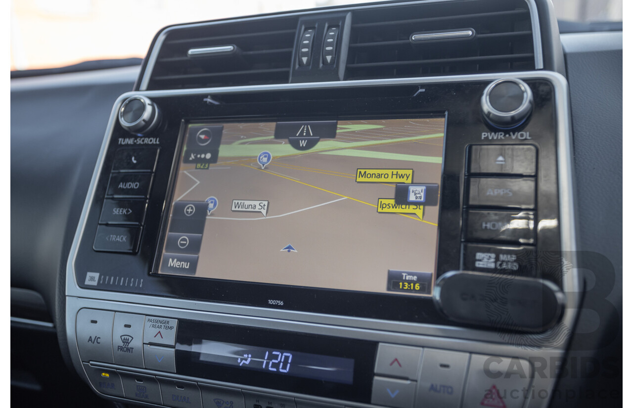 05/2020 Toyota Landcruiser PRADO VX (4x4) GDJ150R MY18 4D Wagon Pearl White Turbo Diesel 2.8L - 7 Seats