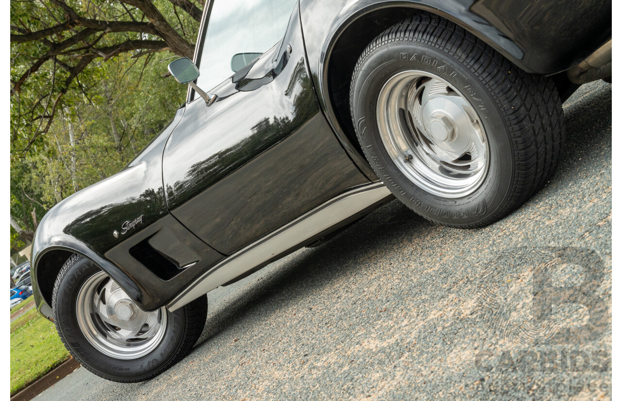 11/1975 Chevrolet Corvette C3 Stingray 2d Coupe Black V8 5.7L
