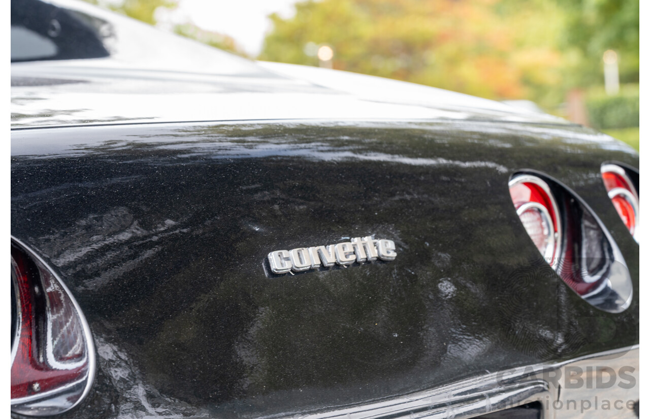 11/1975 Chevrolet Corvette C3 Stingray 2d Coupe Black V8 5.7L